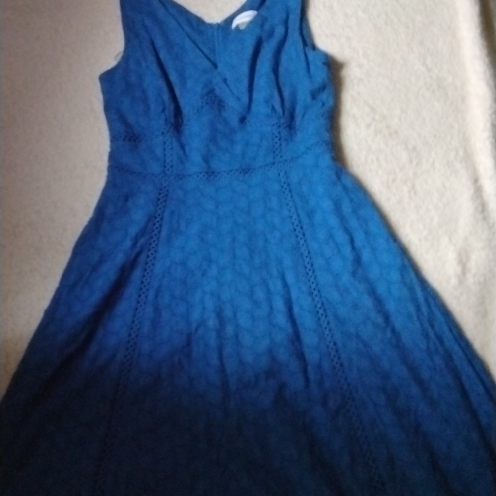 Blue Calvin Klein dress